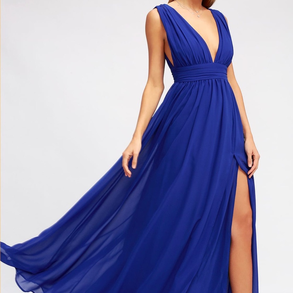 Blue formal dress